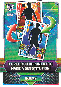 Injury 2015/16 Topps Match Attax Tactic card #T5